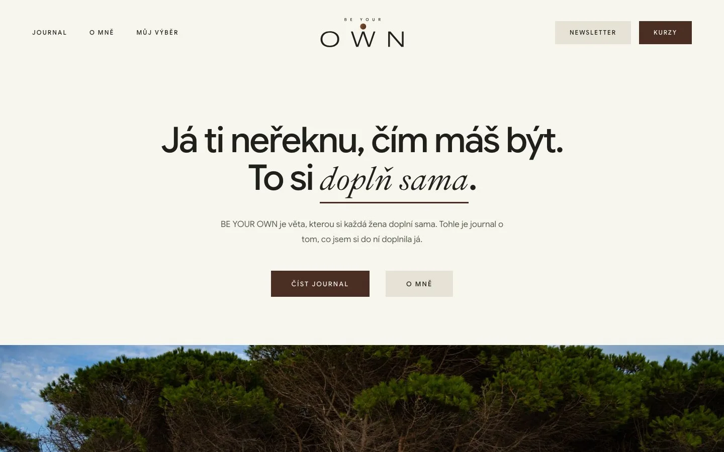 Web beyourown.cz