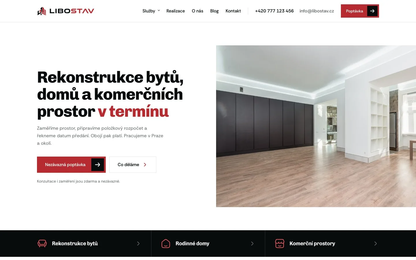 Web libostav.cz