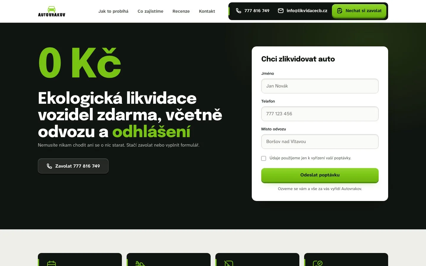 Web likvidacecb.cz