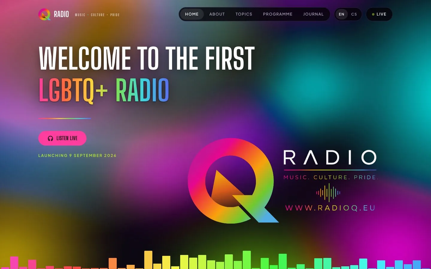 Web radioq.eu