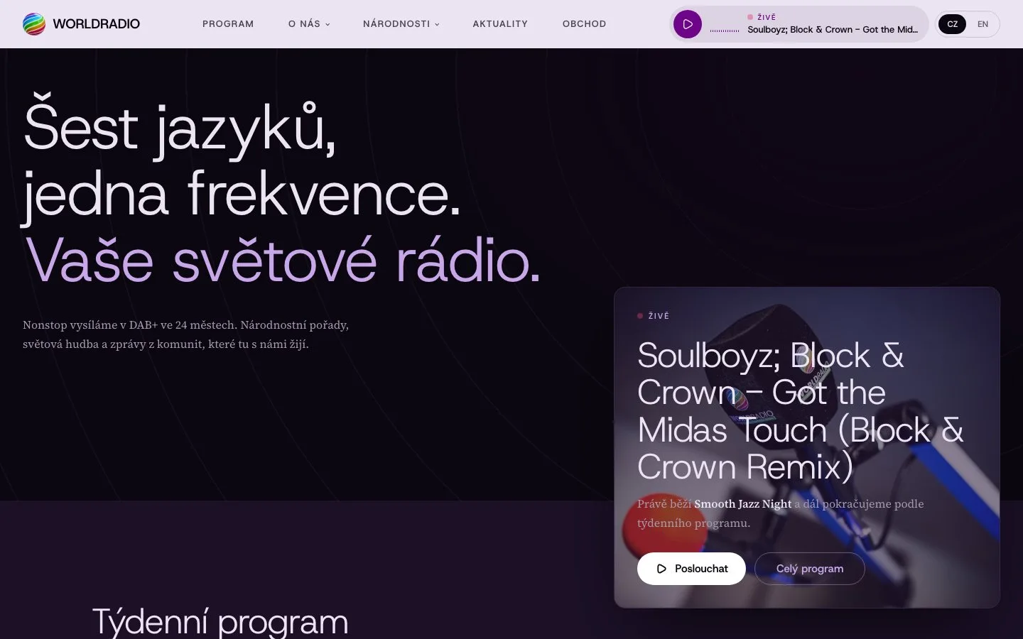 Web worldradio.eu